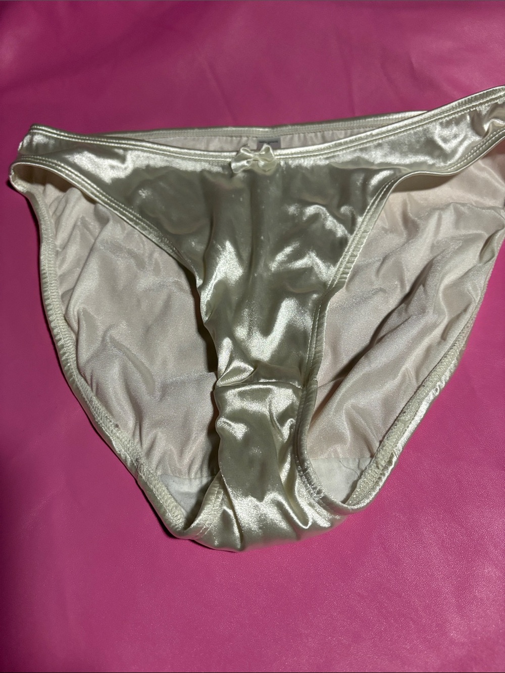 Satin Bikini Panty in Champagne - Women's Intimates